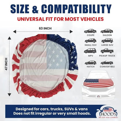 🎉Father's Day Hot Sale 49% OFF🔥American Car Hood Flag🦅[Buy 2 Free Shipping]