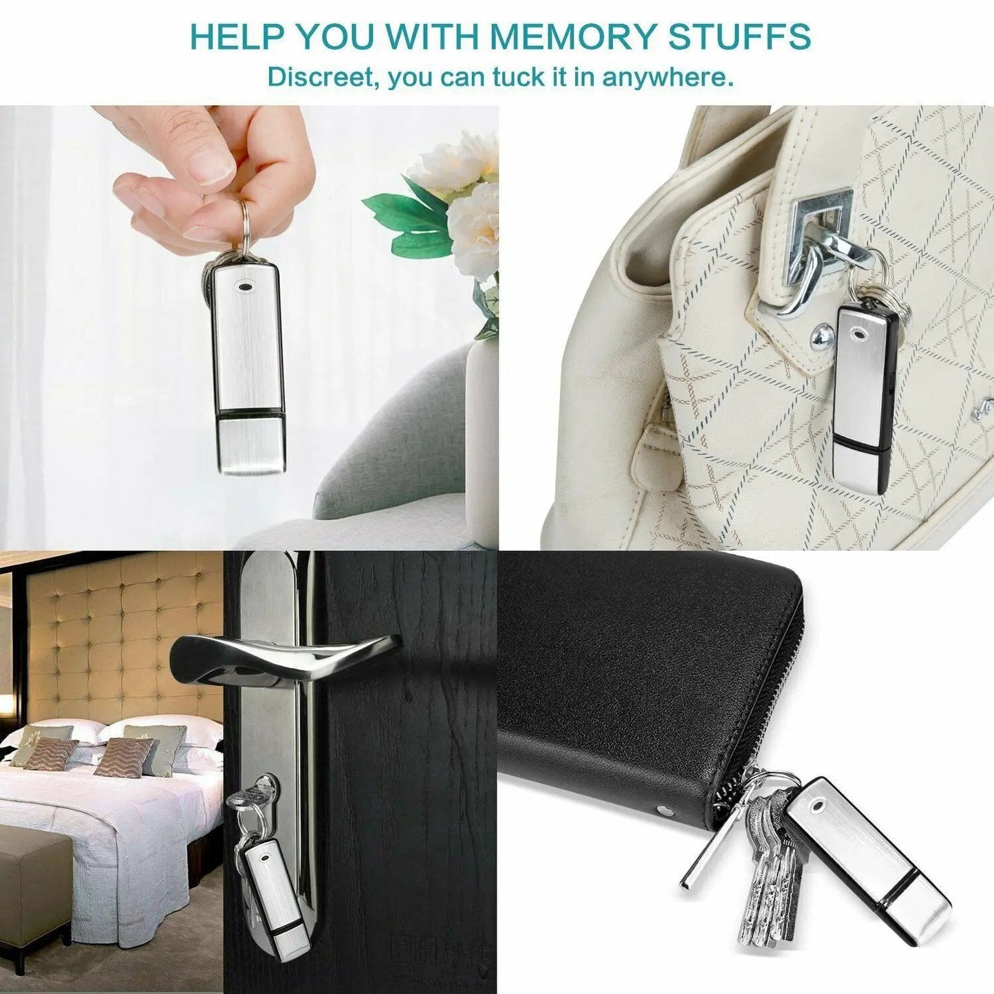 Stealth Audio Safe | 2-in-1 USB Hidden Recorder & Flash Drive 🔒🚗