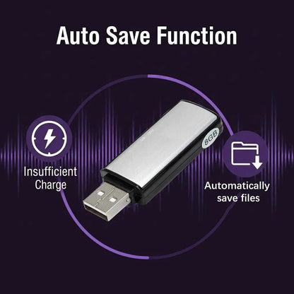 Stealth Audio Safe | 2-in-1 USB Hidden Recorder & Flash Drive 🔒🚗
