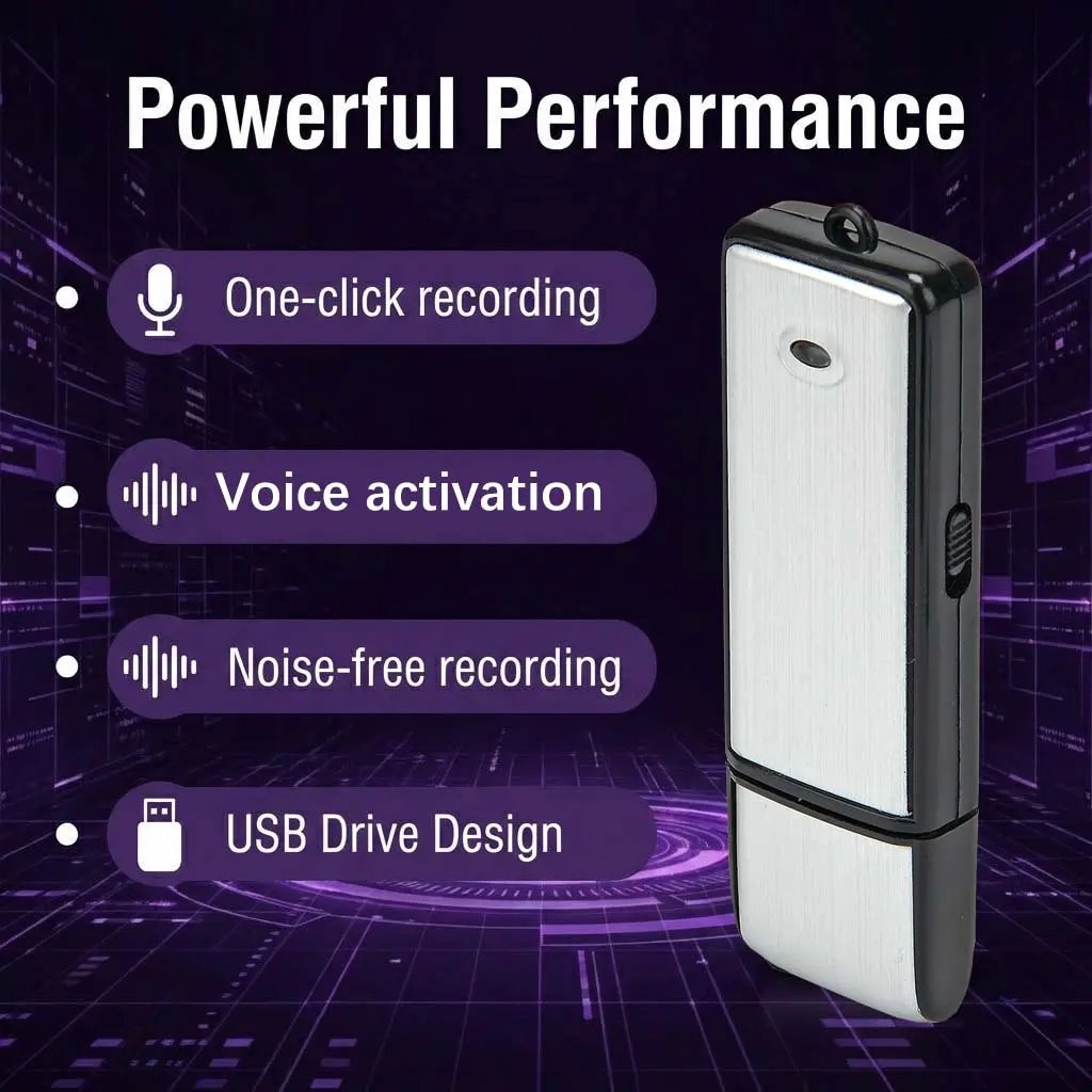 Stealth Audio Safe | 2-in-1 USB Hidden Recorder & Flash Drive 🔒🚗